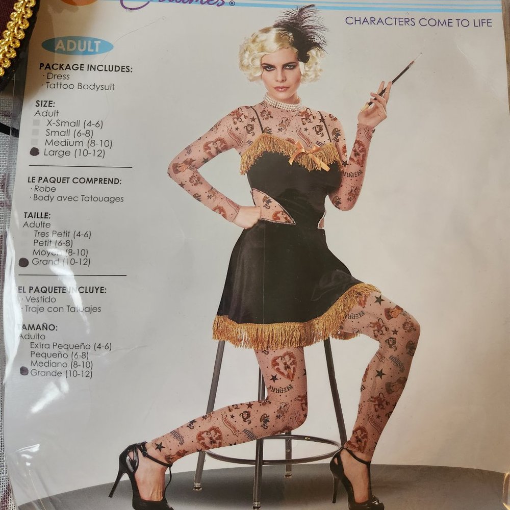 "Tattooed lady" costume